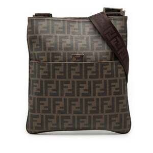 FENDI Black Zucca Shoulder Bag
